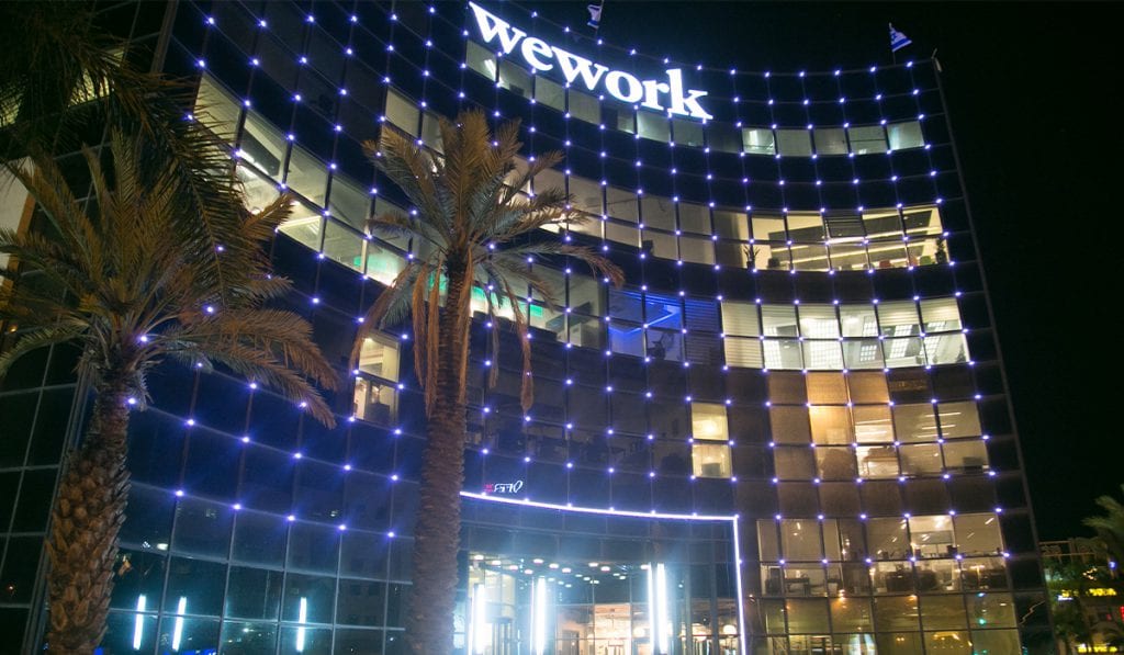 תאורה אדריכלית WEWORK